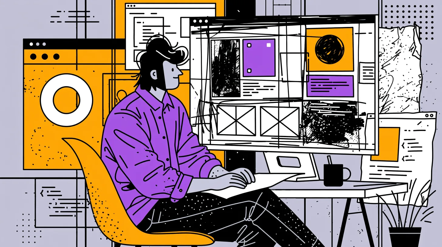 Billede til prompten: Skærmbillede til kode: Prompt til UI-prototyping [AI]