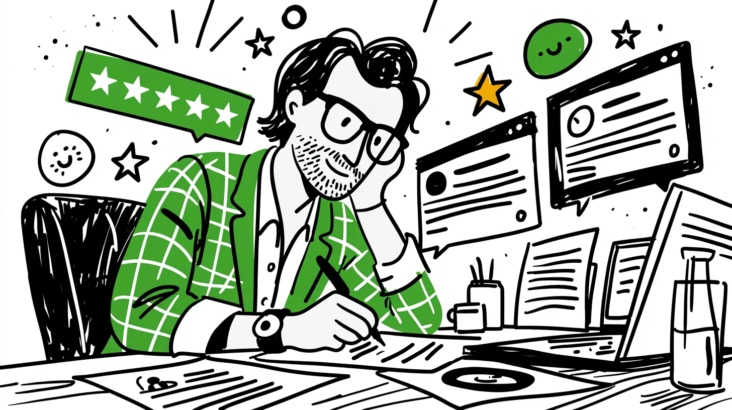 Billede til prompten: Svar på Trustpilot klager: Prompt til vred kunde [Dansk]